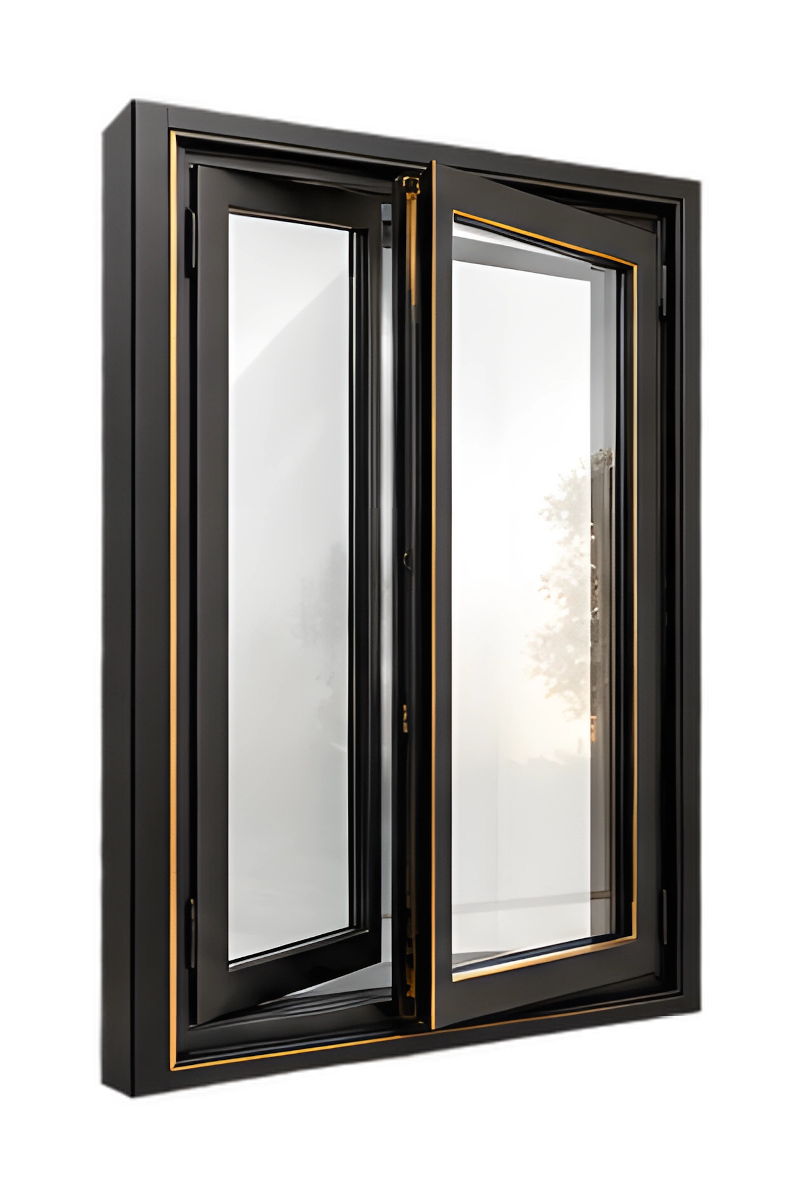 Fenêtre contemporaine en aluminium